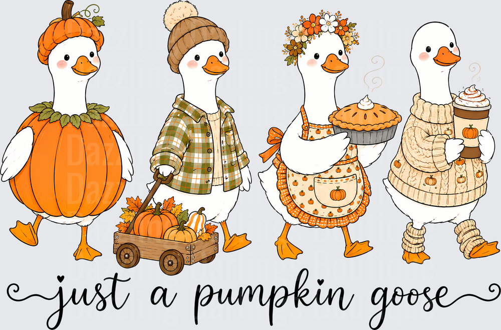 Just A Pumpkin Goose