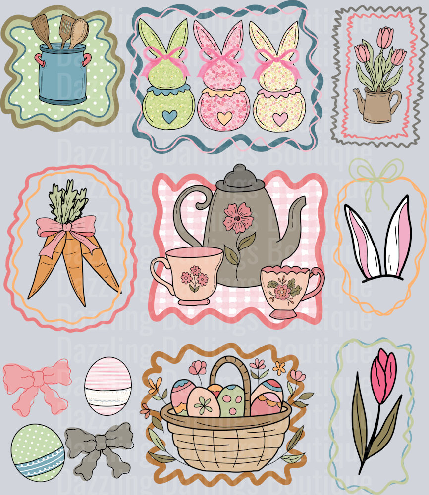 THRIFT DOODLES EASTER