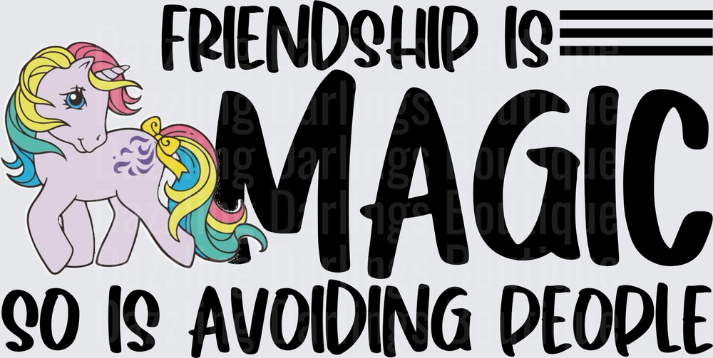 My Little Pony Friendship Is Magic So Is Avoiding People