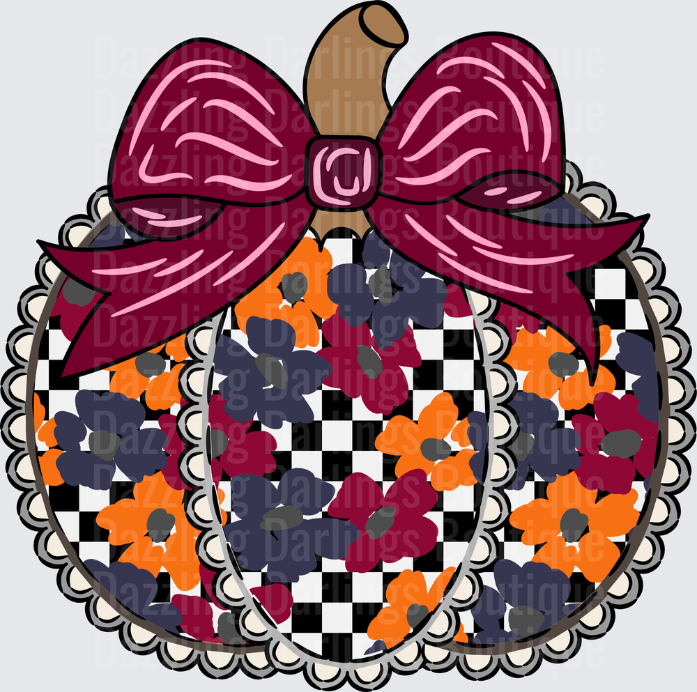 scallop-pumpkin-floral-checker
