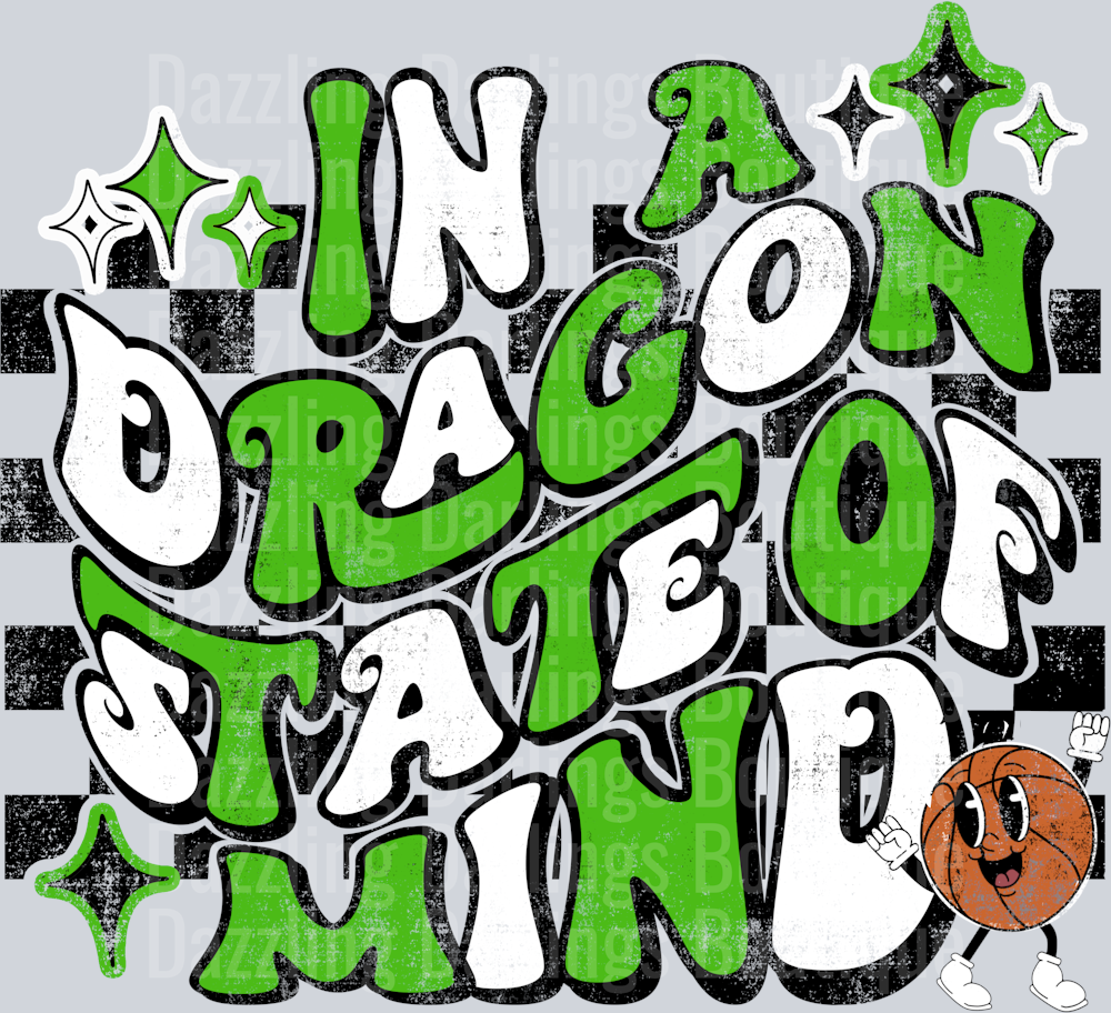PICKENS DRAGONS DTF TRANSFER IN A DRAGON STATE OF MIND FOOTBALL