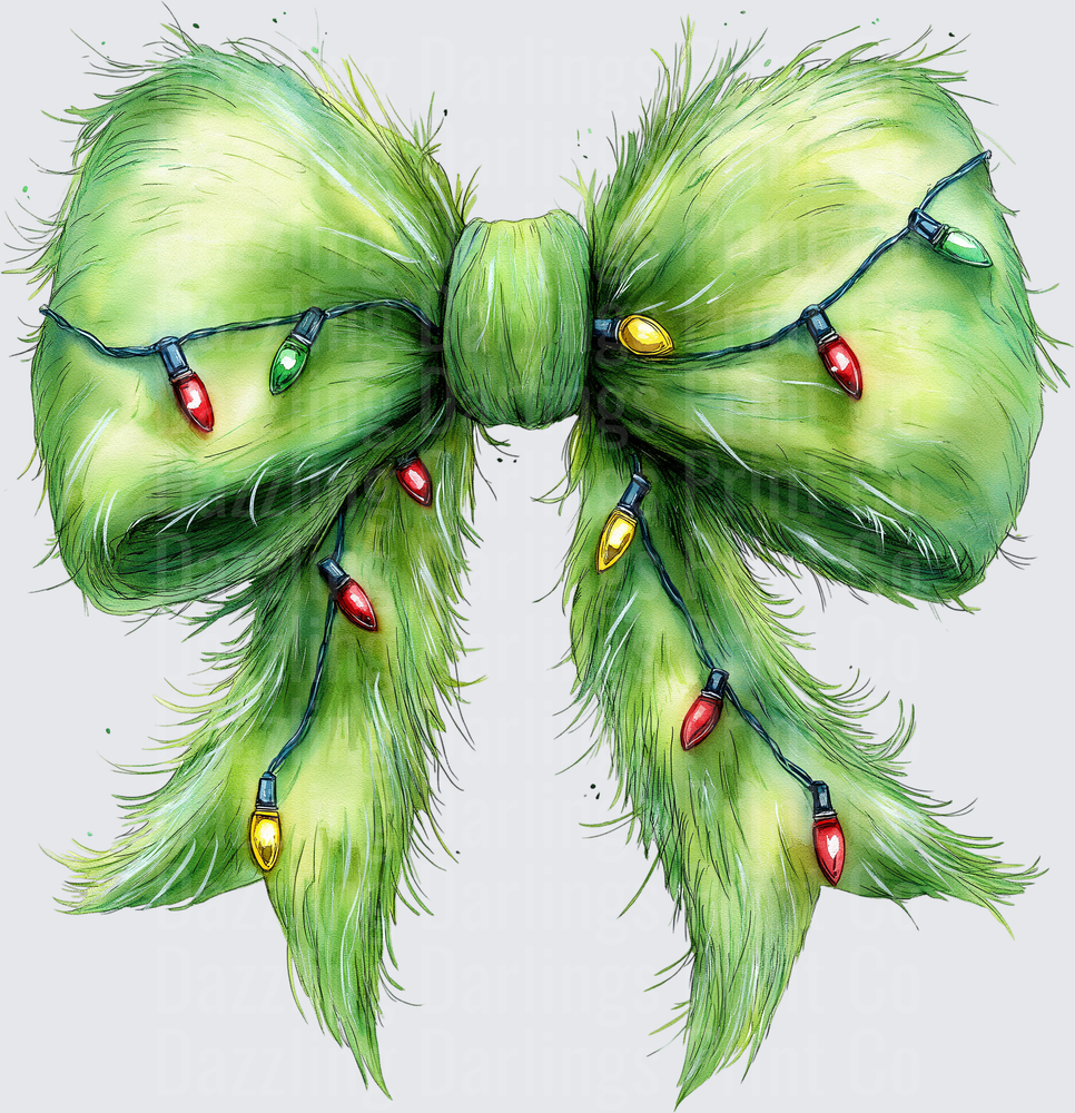 Grinch Bow