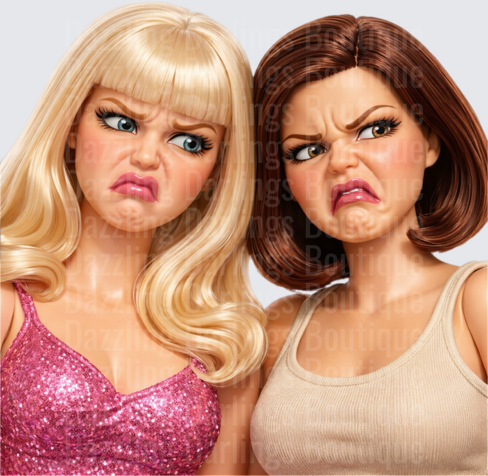 Nicki Minaj and Iggy Azalea Disgusted Expression Meme