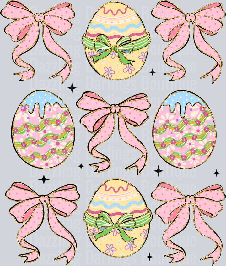 GLITTER EASTER EGGS COQUETTE