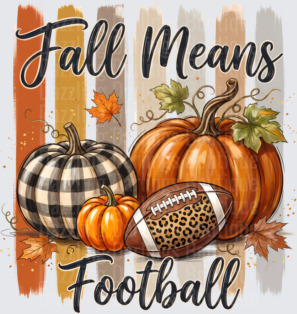 Striped Fall Means Football
