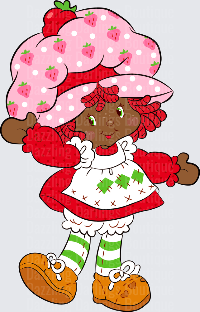 Strawberry Shortcake Classic Character with Pink Berry Hat