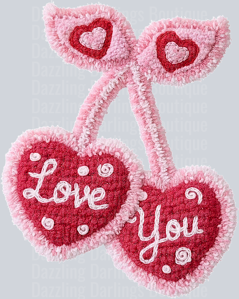 LOVE CHERRIES CROCHET VALENTINES DAY