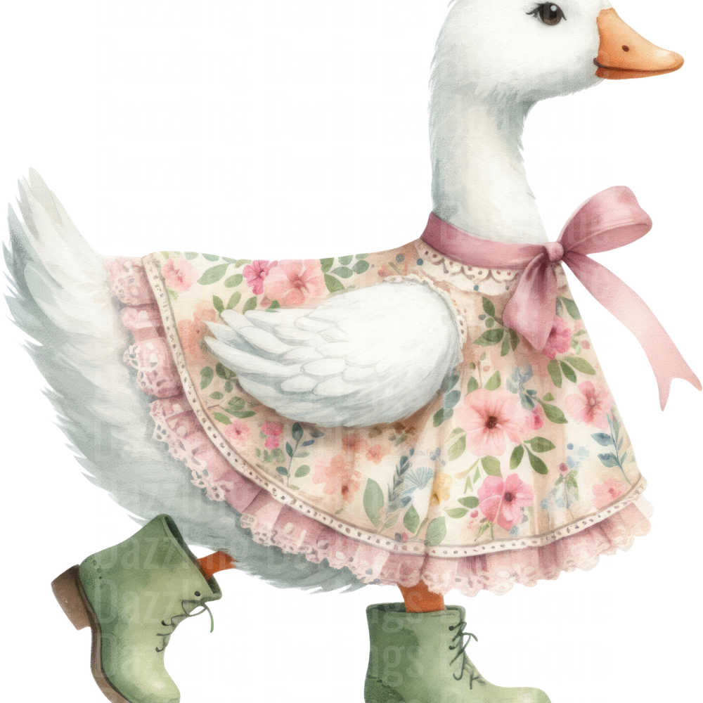 Vintage Cottagecore Goose (4)