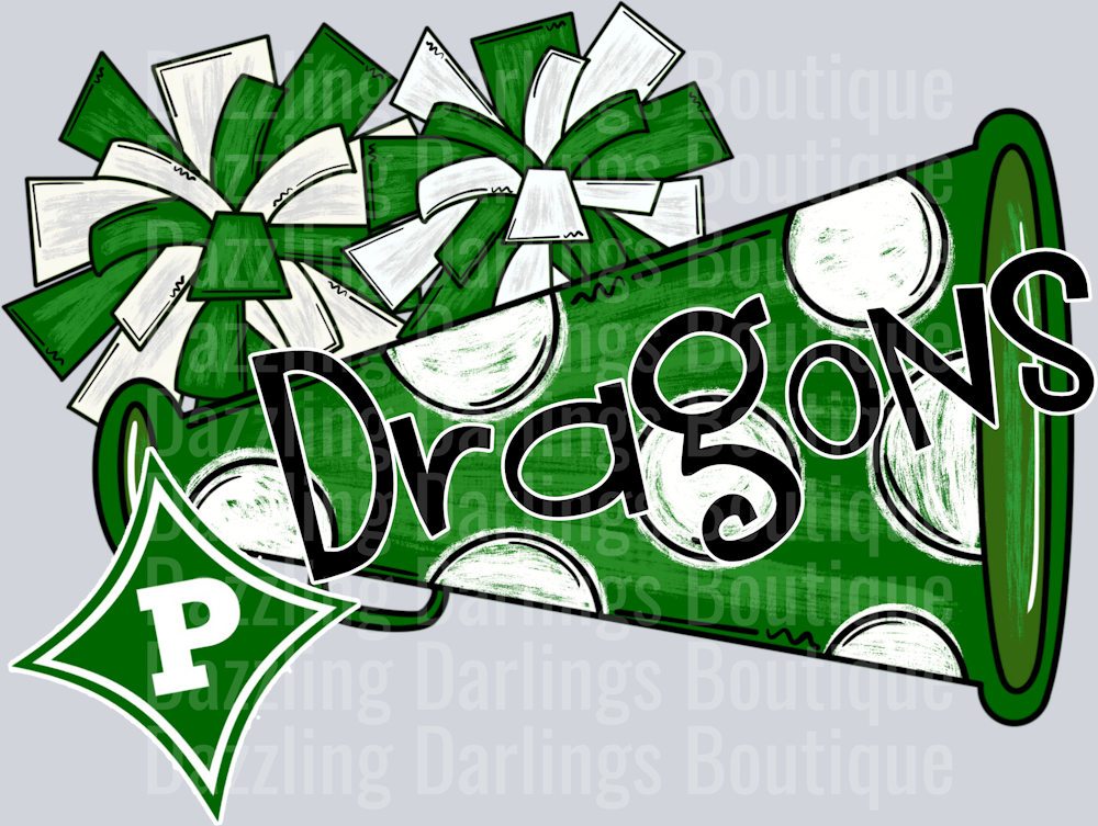 PICKENS DRAGONS DTF TRANSFER CHEER
