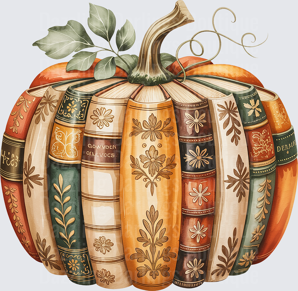 Fall Book Pumpkin