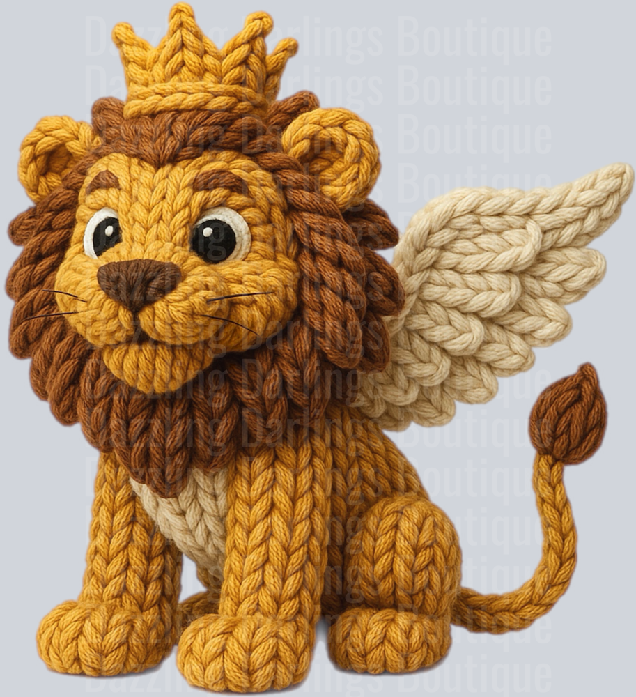 crochet lion