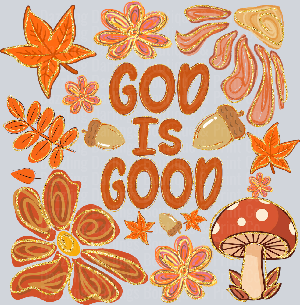 HALLOWEEN FALL DTF TRANSFER BOHO GOD IS GOOD