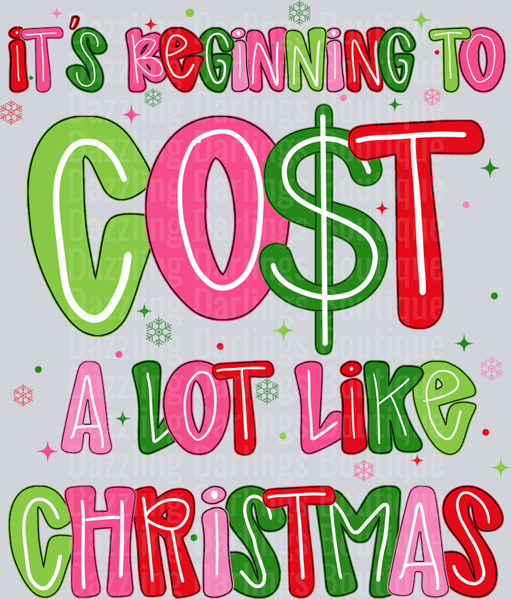COST A LOT LIKE CHRISTMAS
