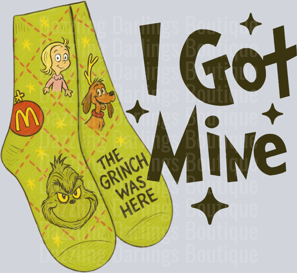 Grinch Socks