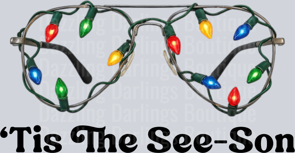 christmas glasses see son