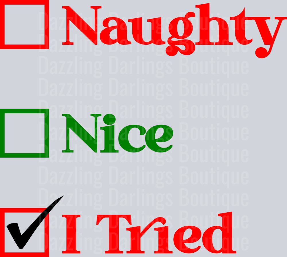 Naughty Nice I tried wine bag