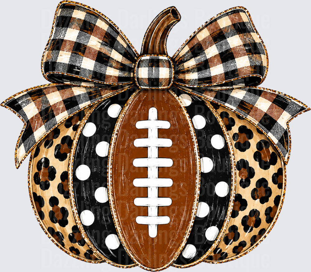 Leopard Polka Dot Pumpkin