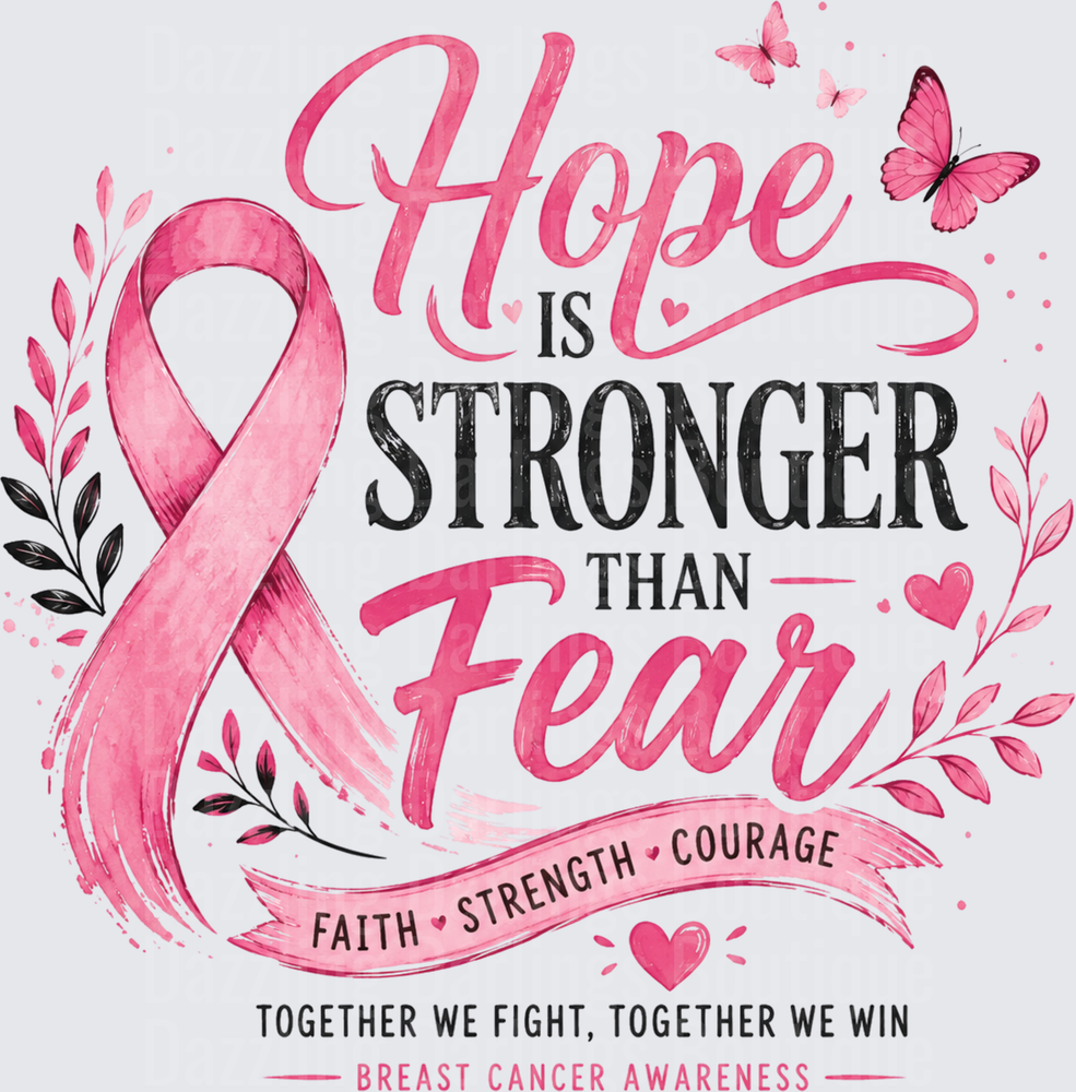 Hope Is Stronger Than Fear