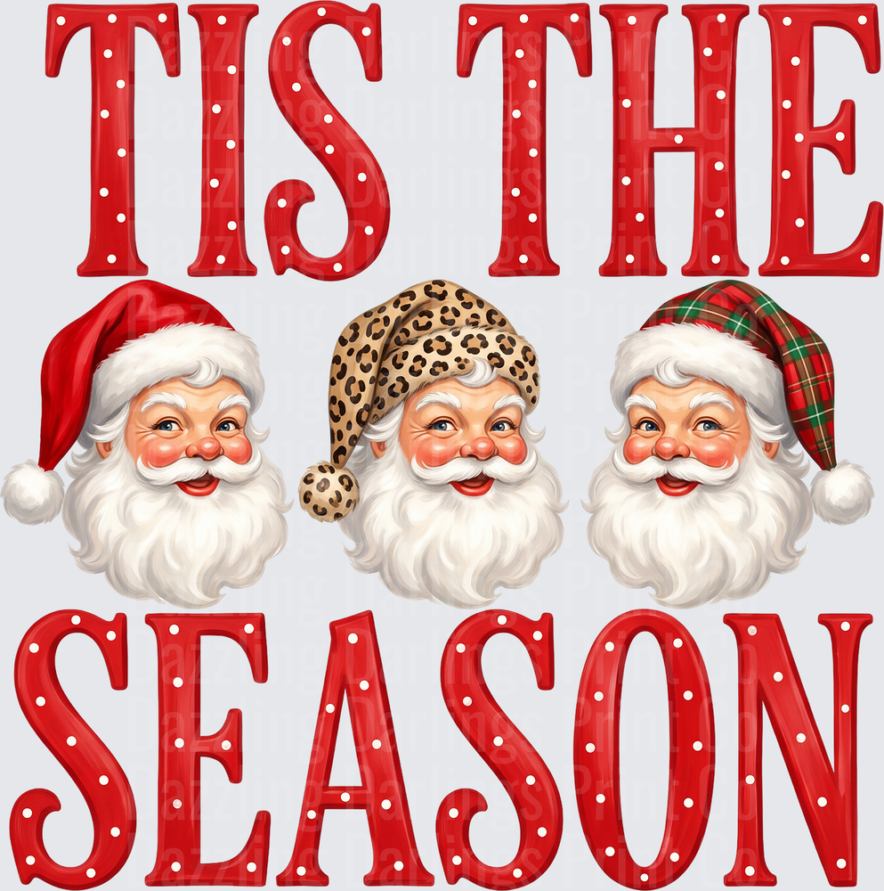 Tis the Season Christmas Santa