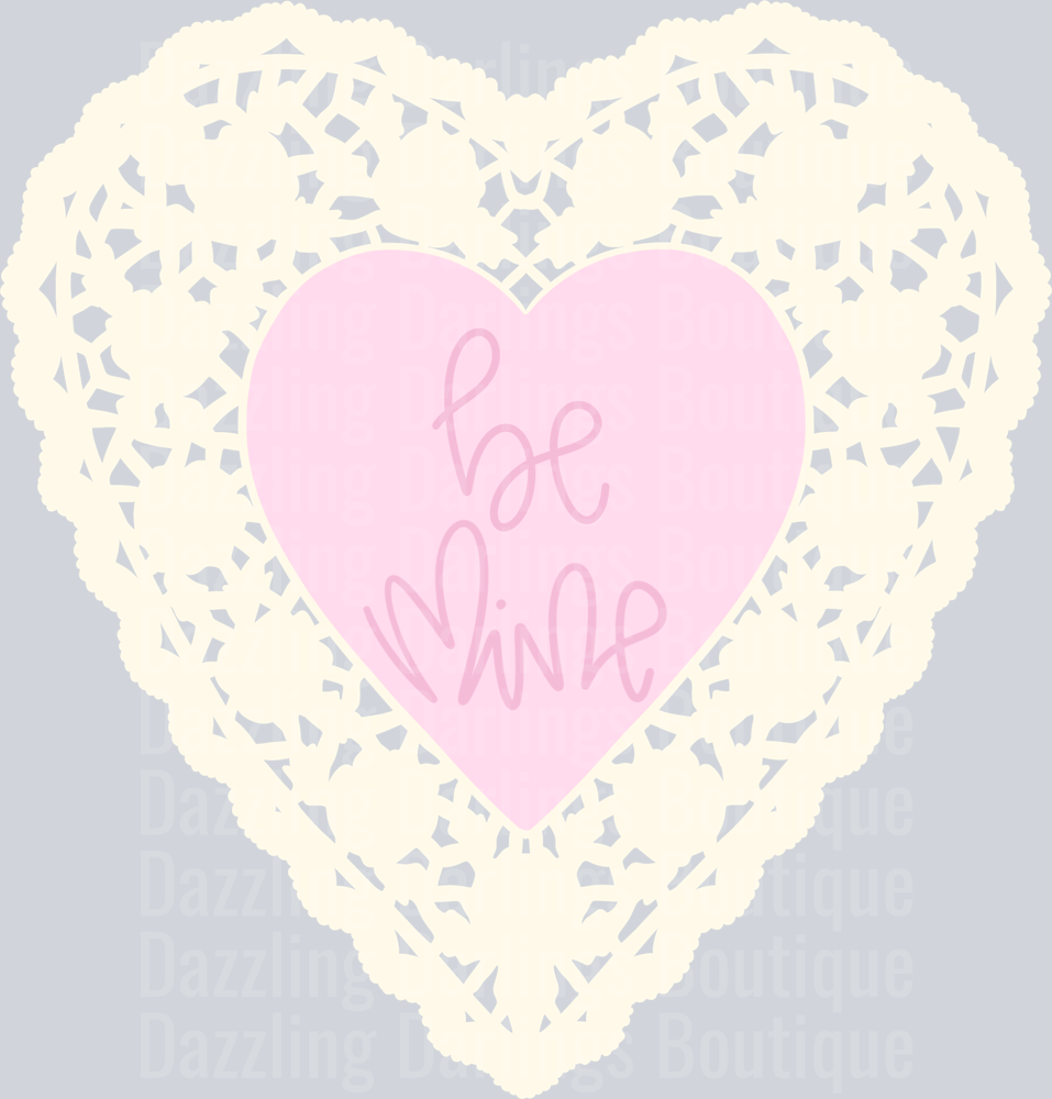 LACE HEART VALENTINES DAY