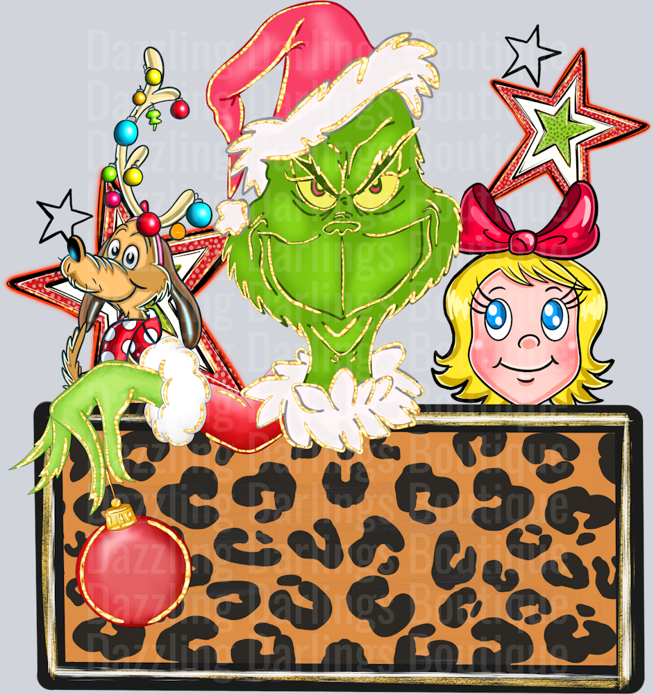 Grinch name plate - Copy