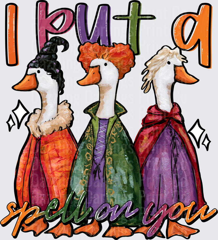 Hocus Pocus Sanderson Sisters Duck I Put A Spell On You