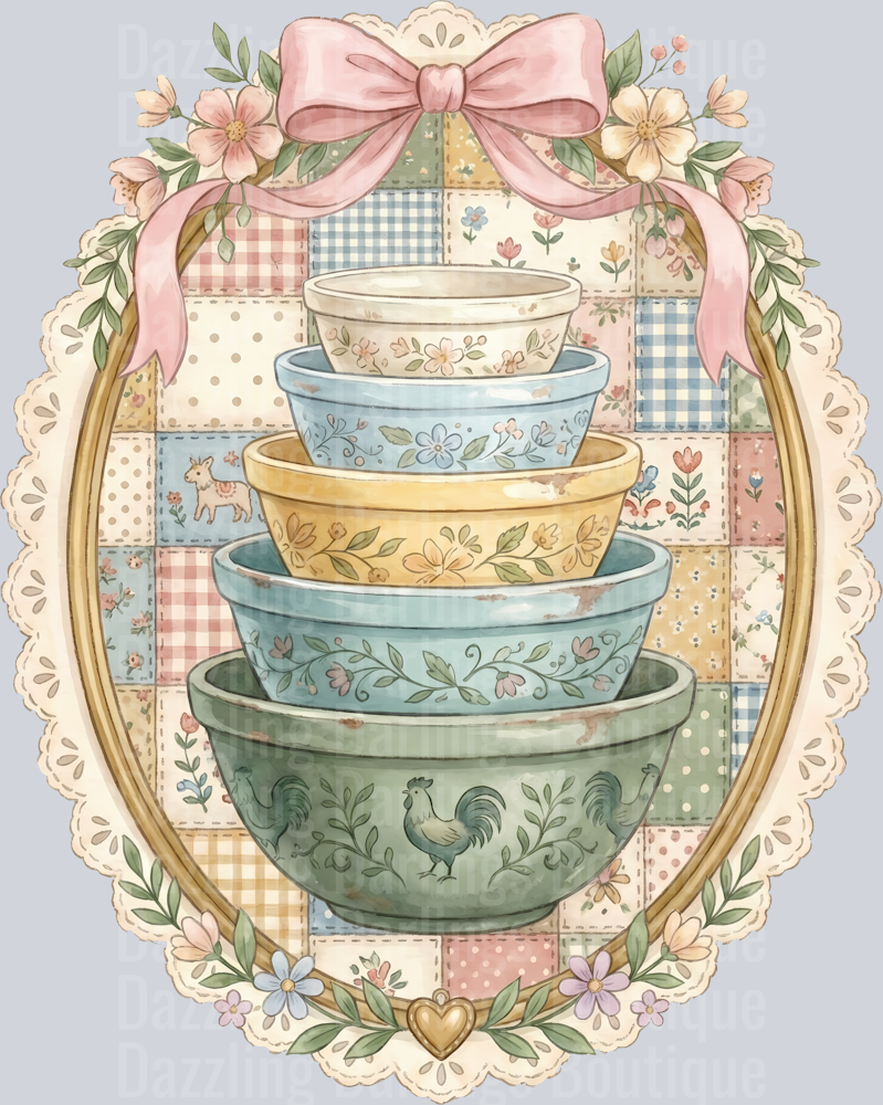VINTAGE THRIFTING COTTAGECORE BOWLS