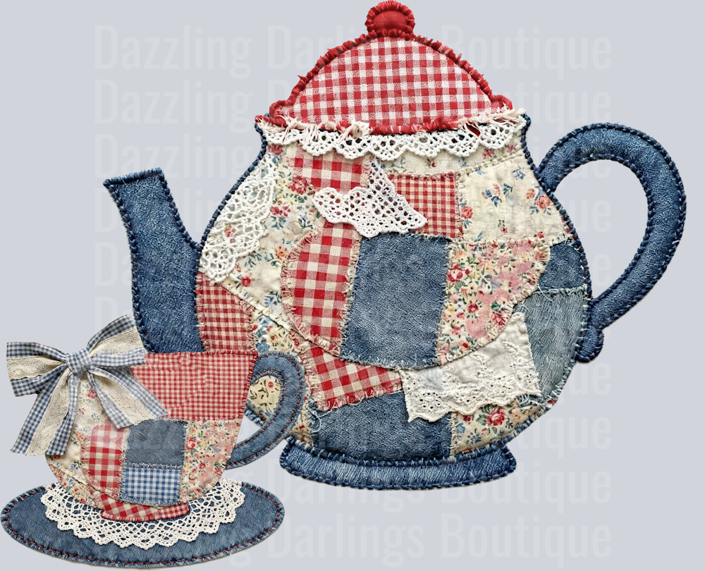 PATCHWORK TEA SET