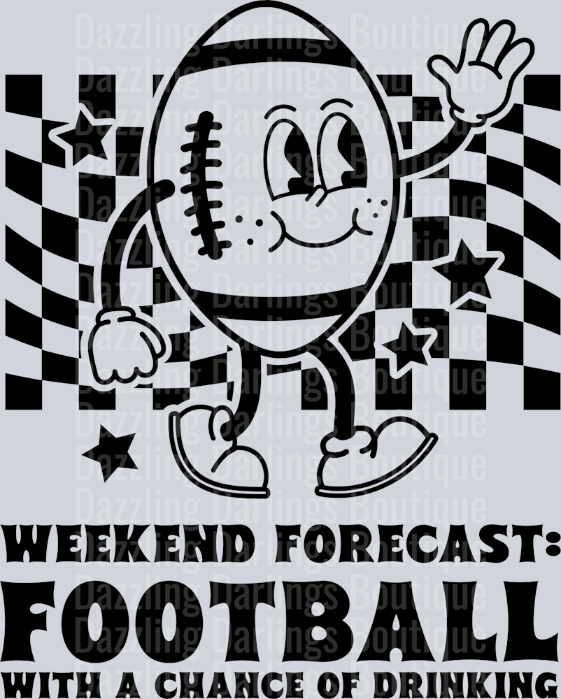 FOOTBALL WEEKEND FORECAST BLACK