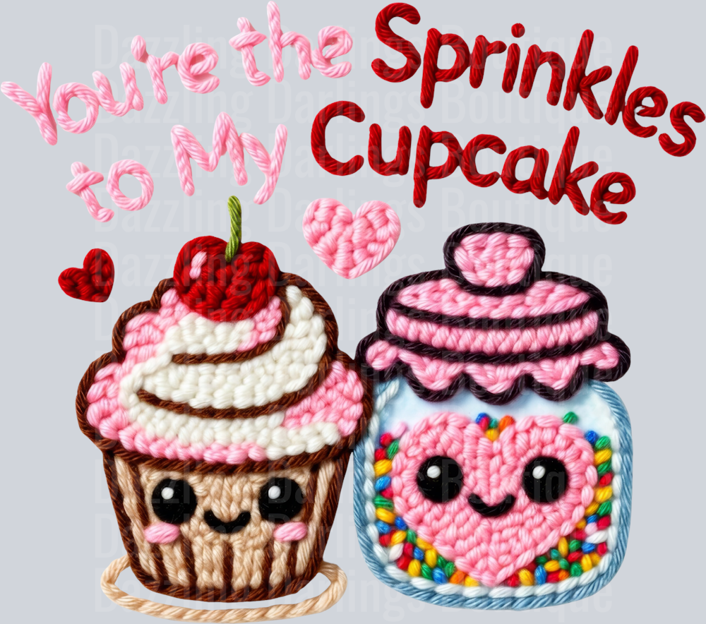 Latch Hook Funny Food Sprinkles to my Cupcake