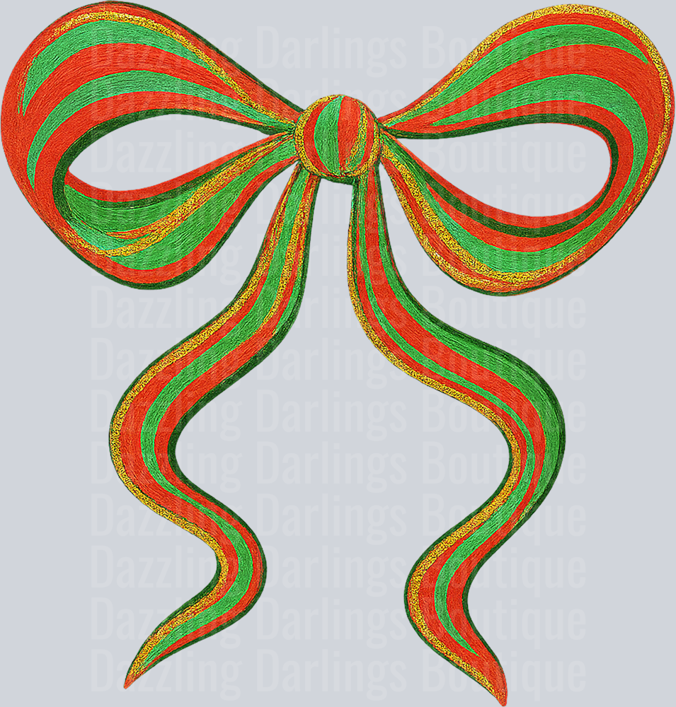 COQUETTE BOW Brushstroke Christmas