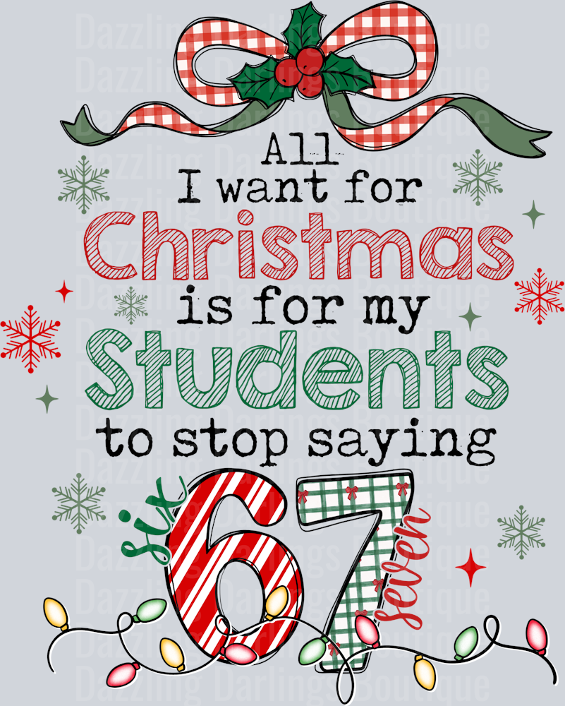 CHRISTMAS 67 TEACHER