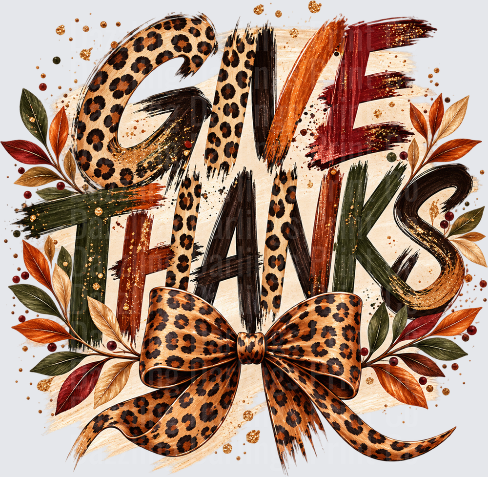 Give Thanks Leopard
