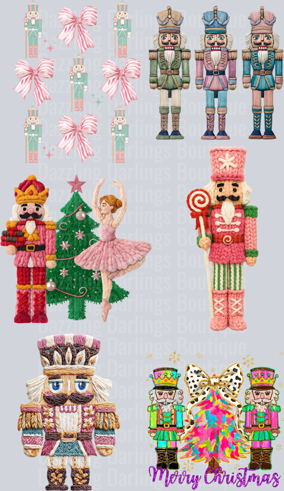 NUTCRACKER PREMADE GANGSHEET 22X36