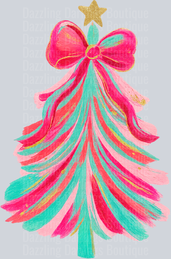 CHRISTMAS TREE Brushstroke Christmas