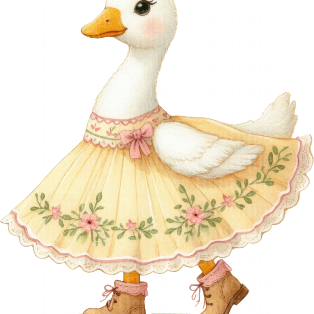 Vintage Cottagecore Goose (3)