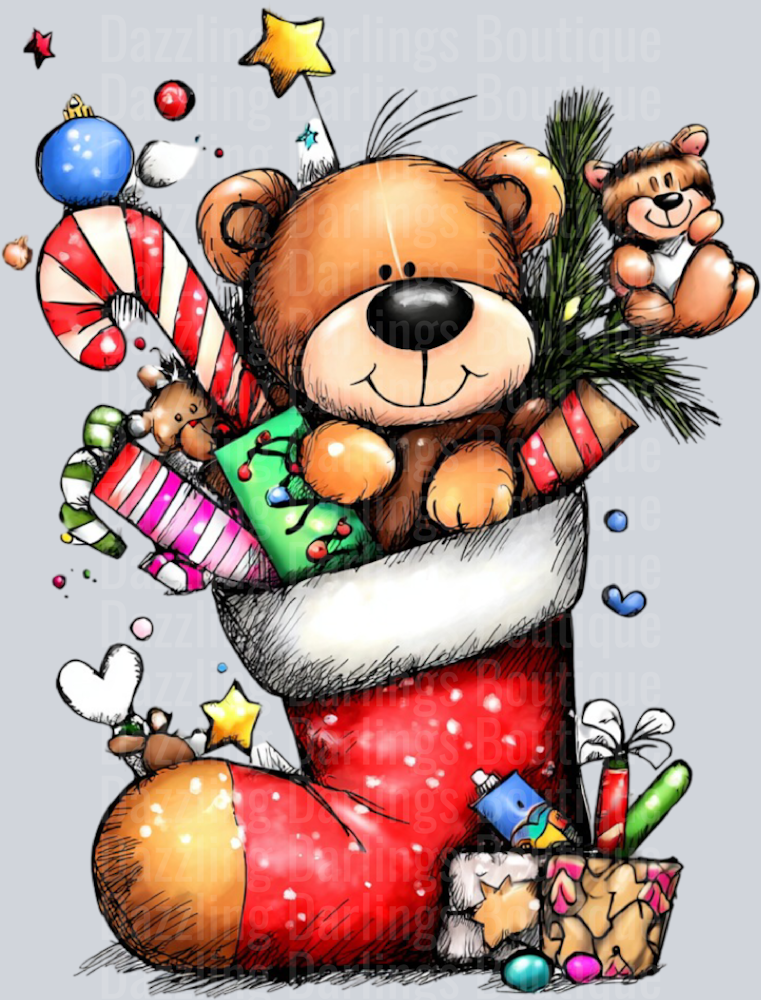 Hand-drawn Christmas Stocking