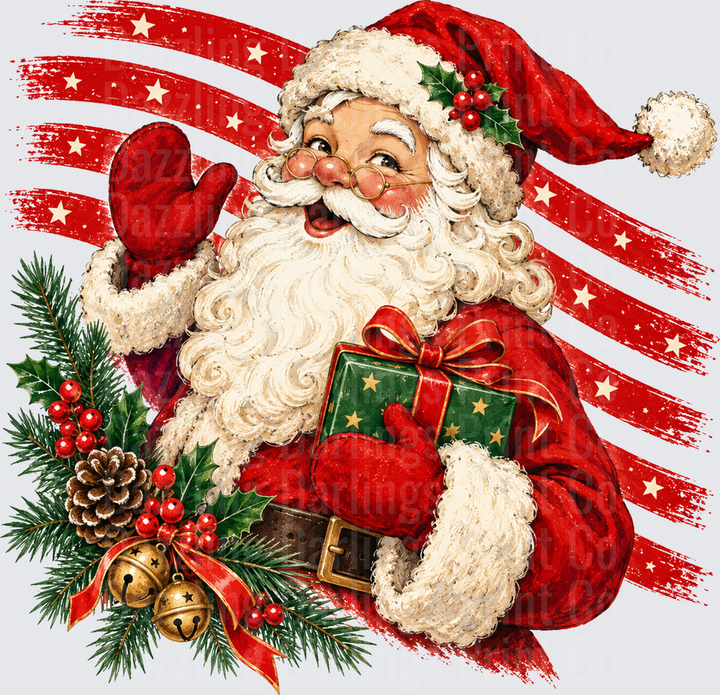 Red Striped Santa