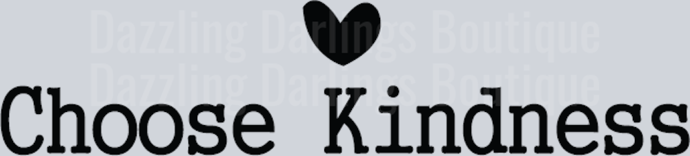 Choose Kindness Black Heart