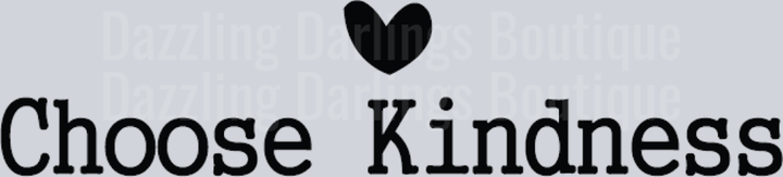 Choose Kindness Black Heart