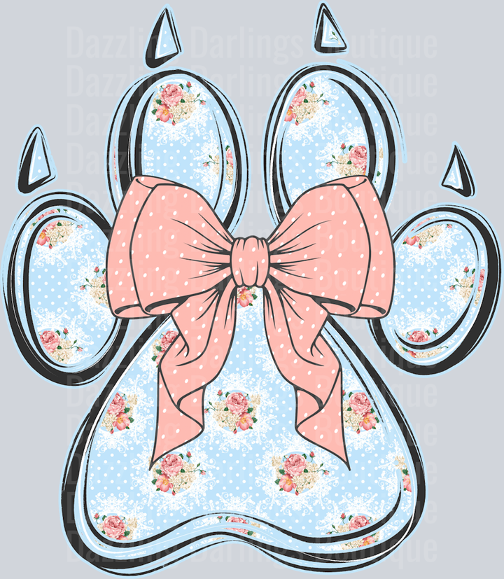 preppy floral lion pocket