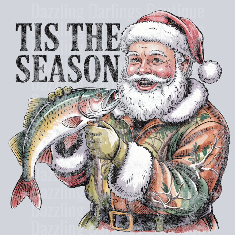 Santa fishing