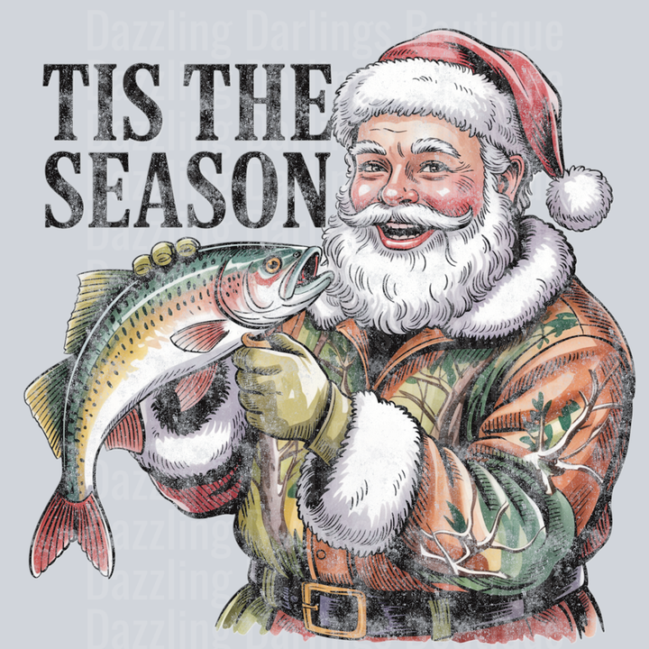 Santa fishing