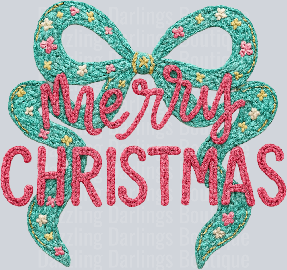 crochet merry christmas