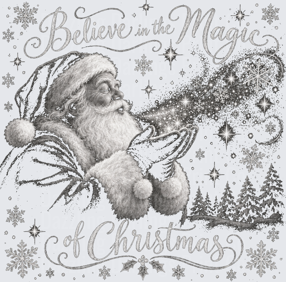 Believe in the Magic Of Christmas White