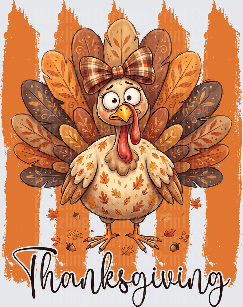 Striped Turkey Thanksgiving