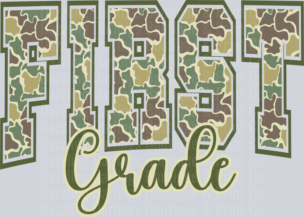 FIRST GRADE CAMO