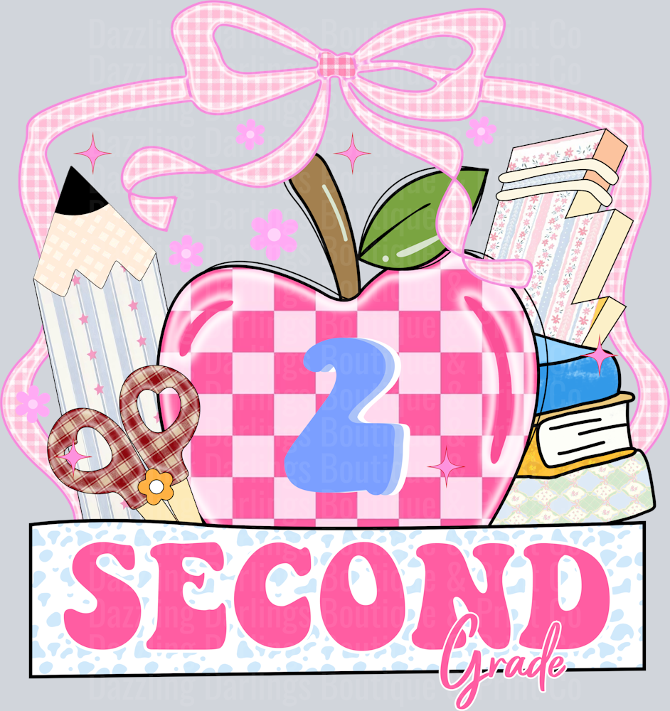 BACK TO SCHOOL TEACHER DTF TRANSFER SECOND