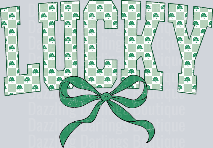 LUCKY COQUETTE BOW ST PATRICK'S DAY