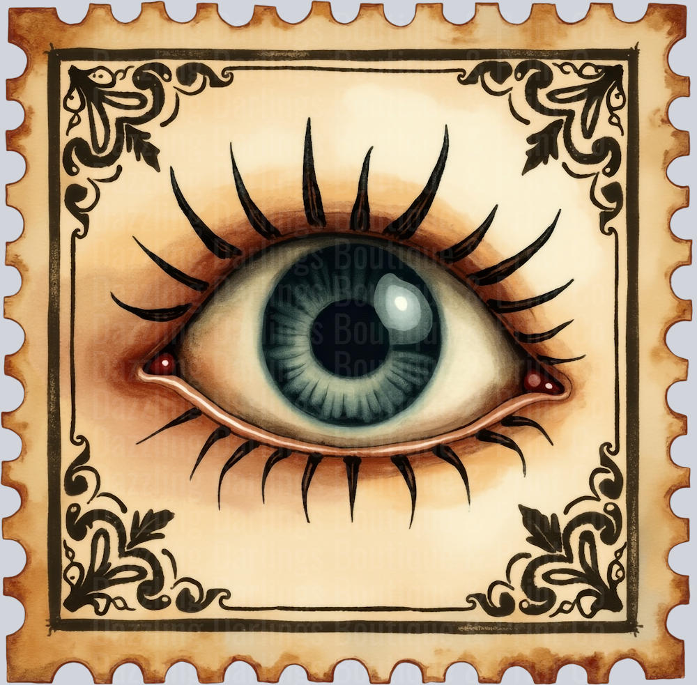 HALLOWEEN FALL DTF TRANSFER EYE STAMP